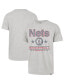Фото #1 товара Men's '47 Gray Brooklyn Nets 2021/22 City Edition Elements Franklin T-shirt