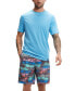 Men's Short Sleeve Crewneck Performance Graphic Swim Shirt