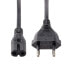 Фото #7 товара StarTech.com 3m (10ft) Laptop Power Cord - EU Plug to C7 - 2.5A 250V - 18AWG - Laptop Replacement Cord - Printer Power Cable - Laptop Charger Cord - Laptop Power Brick Cord - Black - 3 m - CEE7/16 - C7 coupler - H03VVH2-F - 250 V - 2.5 A