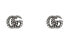 GUCCI古驰 双G花纹（做旧效果） 耳环 女款 银色 / Кольцо GUCCI G 627755-J8400-701