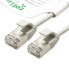 ROTRONIC-SECOMP U/FTP DataCenter Patchk. Kat6A/Kl. EA LSOH Slim grau 1m - Cable - Network