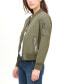 Фото #2 товара Women's Lightweight Zip-Detail Bomber Jacket