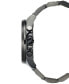 ფოტო #5 პროდუქტის Men's Brecken Chronograph Black Stainless Steel Bracelet Watch 45mm