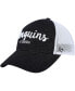 ფოტო #1 პროდუქტის Women's Black, White Pittsburgh Penguins Encore MVP Trucker Snapback Hat