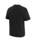 ფოტო #3 პროდუქტის Big Boys and Girls Black New York Mets 2024 City Connect Wordmark T-Shirt