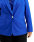 Plus Size One Button Blazer, Created for Macy's