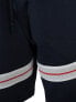 Фото #5 товара Мужские шорты синие трикотажные на шнуровке до колена Bikkembergs
