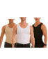 ფოტო #5 პროდუქტის Men's Big & Tall Insta Slim 3 Pack Compression Muscle Tank T-Shirts