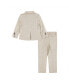 ფოტო #2 პროდუქტის Toddler Boys / Beige Suit Set