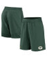 ფოტო #1 პროდუქტის Men's Green Green Bay Packers Stretch Woven Shorts