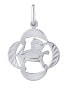 Фото #1 товара Silver pendant zodiac sign Leo - four-leaf clover SILVEGOB10281S08