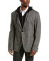 Фото #3 товара Boss Hugo Boss Wool & Silk-Blend Blazer Men's Grey 44R