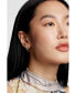 ფოტო #7 პროდუქტის HELIAS: Double Crystal Hoop Earrings For Women