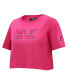 ფოტო #2 პროდუქტის Women's Tampa Bay Lightning Triple Pink Cropped Boxy T-shirt
