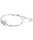 ფოტო #2 პროდუქტის Rhodium-Plated Pavé Infinity Link Bracelet