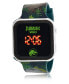 Jurassic Children's World Light Emitting Diode Green Silicone Strap Watch 32mm