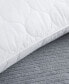 2 Pack Quilted Goose Down Feather Pillow, Standard