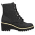 Фото #2 товара Corkys Ghosted Round Toe Wedge Womens Black Casual Boots 80-9995-BLCK