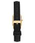 ფოტო #3 პროდუქტის Women's Black Polyurethane Leather Strap with Stitching Watch, 22X28mm