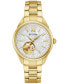 ფოტო #1 პროდუქტის Women's Automatic Classic Sutton Gold-Tone Stainless Steel Bracelet Watch 35mm