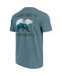 ფოტო #3 პროდუქტის Men's Blue Ole Miss Rebels State Scenery Comfort Colors T-shirt