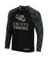 ფოტო #3 პროდუქტის Men's Black, Camo LSU Tigers OHT Military-Inspired Appreciation Big and Tall Raglan Long Sleeve T-shirt