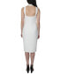 ფოტო #2 პროდუქტის Women's BodyCon Halter Scuba Crepe Midi Dress