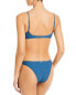 ViX Swimwear 282034 Dune Luli Bikini Top Blue Gray Swimwear, Size Small