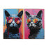 Картина Home ESPRIT современный кот 80 x 3 x 120 cm (2 штук)