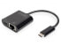 DIGITUS USB Type-C Gigabit Ethernet adapter with Power Delivery support