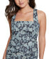 ფოტო #3 პროდუქტის Women's Margaux Sleeveless Jacquard Mini Dress