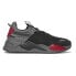 Фото #1 товара Puma RsX Halves Lace Up Mens Black, Grey Sneakers Casual Shoes 38575401