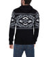 ფოტო #2 პროდუქტის Men's Aztec Hooded Sweater