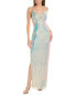 Фото #1 товара Liv Foster Sequin Column Gown Women's White 4