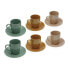 Фото #1 товара Набор из 6 чайных чашек с блюдом Versa Керамика