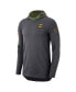 ფოტო #3 პროდუქტის Men's Anthracite Iowa Hawkeyes Military-Inspired Long Sleeve Hoodie T-shirt