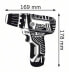 Bosch GSR 10,8-2-LI Professional - Pistol grip drill - Keyless - 1 cm - 1.9 cm - 1 cm - 1 mm