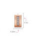 ფოტო #4 პროდუქტის Unisex Channel Set 3 Row Cubic Zirconia CZ K-pop Wide Mini Hoop Huggie Earrings For Men For Women Rose Gold Plated Steel Stainless