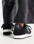 Фото #2 товара Calvin Klein Jeans runner sock lace up trainers in black