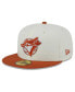 Фото #2 товара Men's Cream, Orange Toronto Blue Jays 59FIFTY Fitted Hat