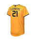 Toddler Boys and Girls Roberto Clemente Gold Pittsburgh Pirates 2023 City Connect Replica Player Jersey