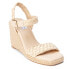 Фото #2 товара BEACH by Matisse Getty Espadrille Wedge Womens Beige Casual Sandals GETTY-893