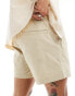 Weekday Zed regular fit shorts in beige