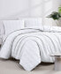 Фото #1 товара Dhara 3 Piece Textured Duvet Cover and Sham Set, King/California King