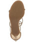 Фото #5 товара Women's Nolino Beaded Bow T-Strap Dress Sandals, Created for Macy's