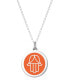 ფოტო #1 პროდუქტის Hamsa Pendant Necklace in Sterling Silver and Enamel, 16" + 2" Extender