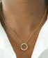 Diamond Circle 18" Pendant Necklace (1/6 ct. t.w.) in Gold Vermeil, Created for Macy's