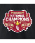 Women's Black Oklahoma Sooners 2022 NCAA Softball Women's College World Series Champions Strike V-Neck T-shirt