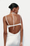 Фото #10 товара Платье миди в бельевом стиле ZARA