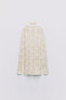 Short contrast crochet knit dress - limited edition